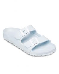 Sandały dla Mężczyzn EMBARK. Białe sandały męskie Quiksilver, z materiału, bez zapięcia. Za 137.25 zł.