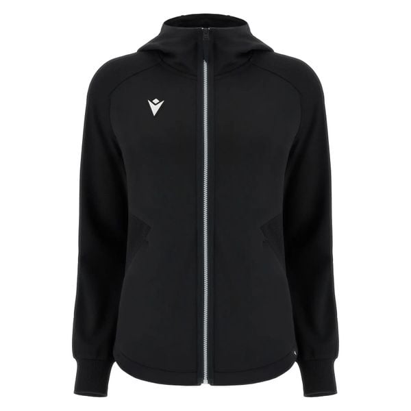 Damska bluza z kapturem full zip Macron Orosei. Czarne bluzy z kapturem damskie Macron. Za 456.00 zł.