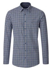 CASAMODA Koszula - Comfort fit - w kolorze granatowym rozmiar: XL. Niebieskie koszule męskie CASAMODA, xl, bez wzorów, z bawełny, bez kołnierzyka, bez ramiączek. Za 113.99 zł.