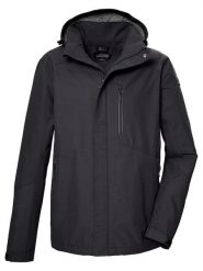 Killtec Kurtka funkcyjna "KOS 256" w kolorze antracytowym rozmiar: M. Czarne kurtki outdoor męskie KILLTEC, m, bez wzorów, bez kaptura. Za 180.91 zł.