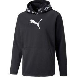 Bluza dresowa męska Puma TRAIN PWR. Czarne bluzy z kapturem męskie Puma, m, z dresówki. Za 99.00 zł.