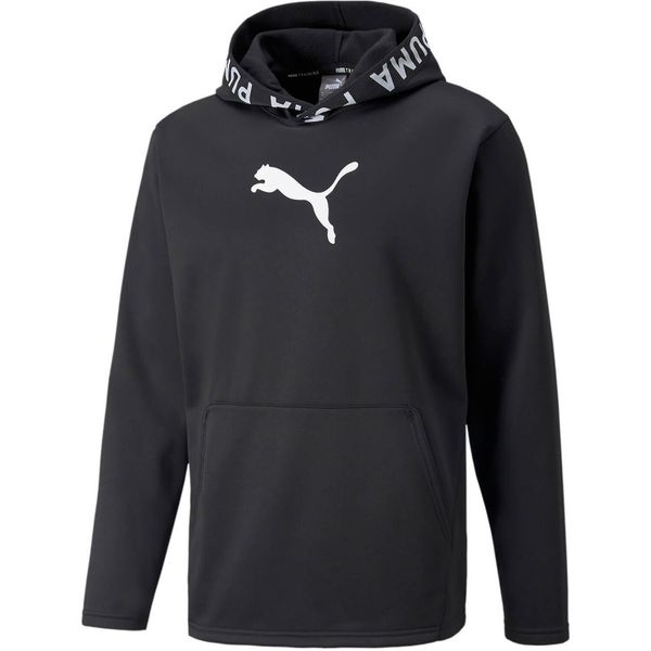 Bluza dresowa męska Puma TRAIN PWR. Czarne bluzy z kapturem męskie Puma, m, z dresówki. Za 99.00 zł.