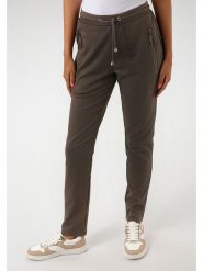 Aniston Spodnie dresowe w kolorze ciemnobrązowym rozmiar: 42. Brązowe spodnie dresowe damskie Aniston, bez wzorów, z dresówki. Za 78.84 zł.