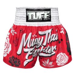 Spodenki treningowe TUFF Fighter with Flower Pattern. Białe szorty damskie TUFF, bez wzorów, sportowe. Za 199.00 zł.