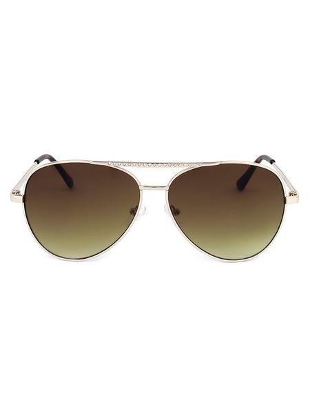 Guess Damskie okulary przeciwsłoneczne w kolorze złoto-oliwkowym rozmiar: 62. Brązowe okulary przeciwsłoneczne damskie Guess. Za 194.95 zł.
