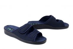 ADANEX 30263 FBK3VN granatowy, kapcie damskie. Niebieskie kapcie damskie Adanex. Za 89.99 zł.