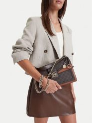 Nine West Torebka EO-ELEGANT FLOW-TK25740 Brązowy ciemny. Brązowe listonoszki damskie Nine West, bez wzorów, ze skóry, bez dodatków. Za 329.99 zł.