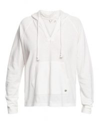 Bluza z kapturem dla Kobiety DESTINATION SURF Biały. Białe bluzy z kapturem damskie Roxy, m, z bawełny. Za 249.00 zł.