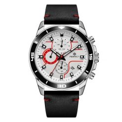 Czarny Zegarek Męski Na Pasku Duży Solidny Perfect Ch02L. Czarne zegarki męskie . Za 119.99 zł.