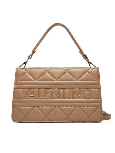 Valentino Torebka Ada VBS51O10 Beżowy. Brązowe torebki klasyczne damskie Valentino, bez wzorów, ze skóry, wizytowe, bez kołnierzyka, bez ramiączek. Za 319.99 zł.