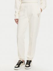 Guess Spodnie dresowe V5RB13 KC3D2 Écru Regular Fit. Spodnie dresowe damskie Guess, s, z aplikacjami, z dresówki. Za 269.99 zł.