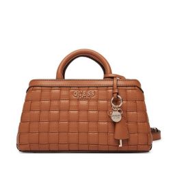 Torebka Guess. Brązowe torebki klasyczne damskie Guess, z aplikacjami, bez dodatków. Za 619.99 zł.