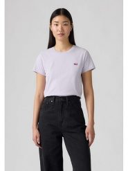 Levi's Koszulka w kolorze białym rozmiar: M. Białe bluzki damskie Levi's, m, bez wzorów, z bawełny, bez kołnierzyka, bez ramiączek. Za 88.02 zł.