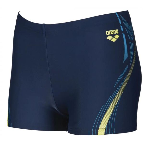 Spodenki kąpielowe męskie bokserki Arena Energy Short. Niebieskie kąpielówki męskie Arena, m, bez wzorów, z elastanu, na fitness i siłownię. Za 91.98 zł.