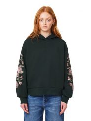 Scotch & Soda Bluza w kolorze ciemnozielonym rozmiar: S. Zielone bluzy z kapturem damskie Scotch & Soda, s. Za 264.95 zł.