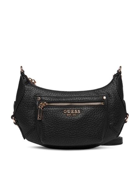 Guess Torebka Marsha Mini HWBG95 01720 Czarny. Czarne torebki klasyczne damskie Guess, z aplikacjami, ze skóry, bez dodatków. Za 478.99 zł.
