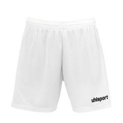 Spodenki damskie Center Basic. Białe szorty damskie UHLSPORT, bez wzorów, z tkaniny, sportowe. Za 67.45 zł.