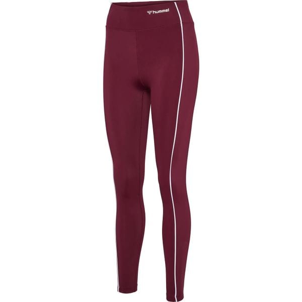 Legginsy damskie Hummel Mt Flash. Czerwone legginsy damskie HUMMEL, m, bez wzorów, na fitness i siłownię. Za 256.50 zł.