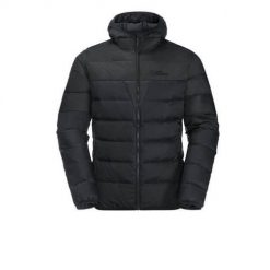 Kurtka uniwersalna męska Jack Wolfskin 12066126350. Czarne kurtki męskie Jack Wolfskin, m, bez wzorów, z puchu, klasyczne, z kapturem. Za 997.00 zł.