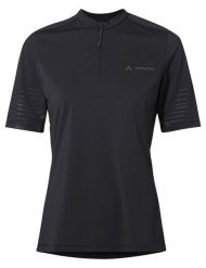 Koszulka damska Qimsa Pro HZ. Czarne bluzki sportowe damskie Vaude, bez wzorów, z materiału, bez ramiączek. Za 299.00 zł.