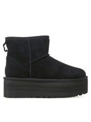 Ugg Śniegowce W Classic Mini Platform 1134991 Czarny. Czarne śniegowce damskie Ugg, ze skóry. Za 849.99 zł.