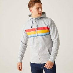 Shorebay II męska bluza z kapturem. Szare bluzy z kapturem męskie Regatta, m, z bawełny. W wyprzedaży za 99.99 zł.