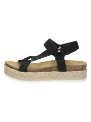 Steve Madden Sandały w kolorze czarnym rozmiar: 37. Czarne sandały damskie Steve Madden, bez wzorów, bez obcasa, na platformie. Za 127.35 zł.