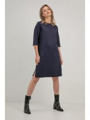 Josephine & Co Sukienka "Polly" w kolorze granatowym rozmiar: 36. Niebieskie sukienki damskie Josephine & Co, bez wzorów, bez kołnierzyka, bez ramiączek, midi. Za 161.73 zł.