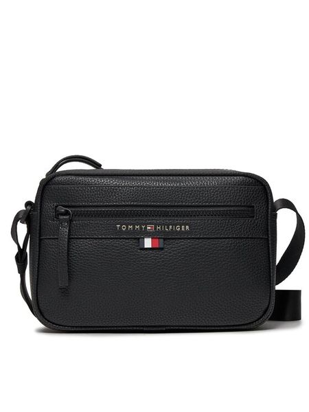 Tommy Hilfiger Saszetka Essential Pu Ew Reporter AM0AM12093 Czarny. Czarne saszetki męskie Tommy Hilfiger, ze skóry. Za 269.99 zł.
