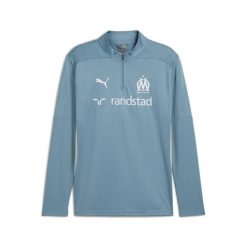 Męska bluza treningowa Olympique Marsylia z zamkiem 1/4 PUMA. Brązowe bluzy bez kaptura męskie Puma, m. W wyprzedaży za 289.00 zł.