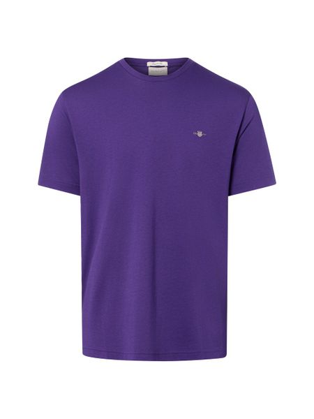 Gant T-shirt Mężczyźni Bawełna lila, L. T-shirty męskie Gant, l, bez wzorów, z bawełny, bez kołnierzyka. Za 249.95 zł.