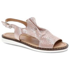 Różowe Sandały Lanqier Damskie Buty Na Lato. Czerwone sandały damskie Lanqier, z aplikacjami, bez obcasa. Za 159.00 zł.