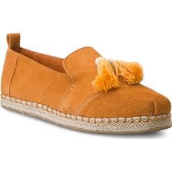 Espadryle TOMS - Deconstructed Alpargata Rope 10011727 Saffron Suede/Tassel. Brązowe espadryle damskie Toms, z aplikacjami, z materiału, bez obcasa. W wyprzedaży za 249.00 zł.