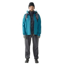 Wodoodporne spodnie Haglöfs L.I.M Airak. Czarne spodnie materiałowe męskie Haglöfs, bez wzorów, sportowe. W wyprzedaży za 585.60 zł.