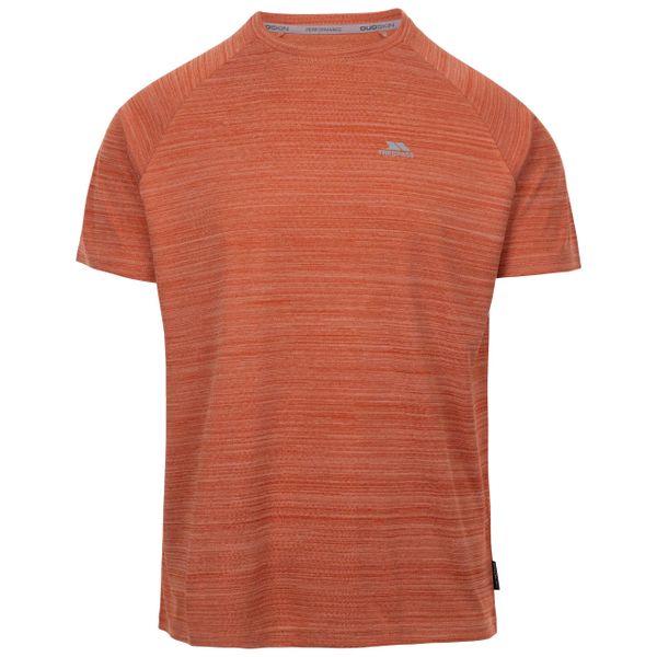 T-shirt Trespass Leecana. Czerwone t-shirty męskie Trespass, l, bez wzorów, z materiału, bez kołnierzyka. Za 102.80 zł.