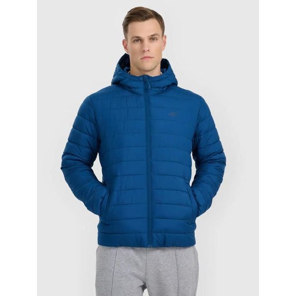 Kurtka męska 4F M598 ciemny granat 4FWAW25TDJAM598. Czarne kurtki męskie 4f, m, bez wzorów, sportowe, bez kaptura. Za 249.00 zł.