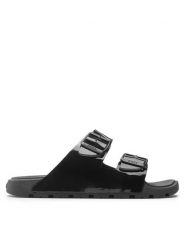 Boss Klapki 50481874 Czarny. Czarne klapki damskie Boss, bez wzorów, z tworzywa sztucznego, bez obcasa. Za 249.99 zł.