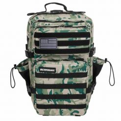 Plecak Elitex Training Green Camo V1 45L kabinowy, wodoodporny. Zielone plecaki męskie ELITEX TRAINING, z aplikacjami, z materiału. Za 252.99 zł.