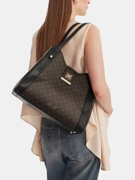 Nine West Torebka CEO-Onira-KY252 Brązowy. Brązowe torebki klasyczne damskie Nine West, bez wzorów, z materiału, bez dodatków. Za 279.99 zł.