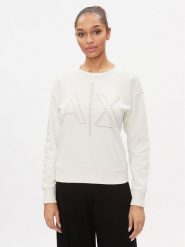 Armani Exchange Bluza 3DYM11 YJEBZ 1125 Écru Regular Fit. Bluzy bez kaptura damskie Armani Exchange, xl, z bawełny. Za 309.99 zł.