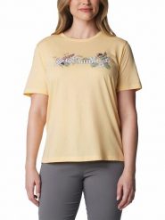 Columbia Koszulka "Bluebird Day™" w kolorze żółtym rozmiar: XS. Żółte bluzki damskie Columbia, xs, bez wzorów, z bawełny, bez kołnierzyka. Za 39.49 zł.