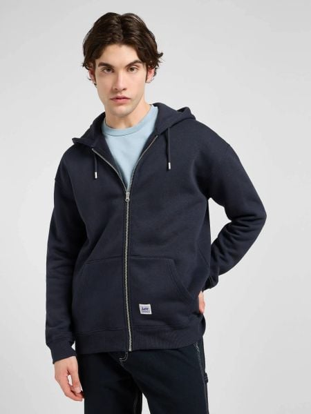 MESKA BLUZA LEE WW FULL ZIP HOODIE REBEL NAVY 112372339. Niebieskie bluzy z kapturem męskie Lee, s. Za 149.99 zł.
