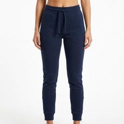 Spodnie sportowe z bawełny PANT F SKINNY oversize. Niebieskie spodnie sportowe męskie Legea, z bawełny. W wyprzedaży za 94.50 zł.