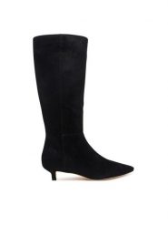 LAUREN RALPH LAUREN Kozaki 802P15726005 Czarny. Czarne kozaki damskie Lauren Ralph Lauren, ze skóry, bez obcasa, na szpilce. Za 1,299.00 zł.
