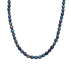Valero Pearls Naszyjnik z pereł srebro wysokiej próby Perła hodowlana słodkowodna żółte złoto Naszyjniki 1 ct Damski. Żółte naszyjniki damskie Valero Pearls, pozłacane. Za 318.99 zł.