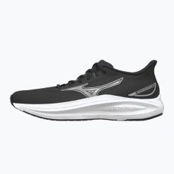 Buty do biegania męskie Mizuno Fortrush black/silver/white. Czarne obuwie do biegania damskie Mizuno. Za 529.99 zł.