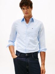 Tommy Hilfiger koszula casual Mężczyźni Regular Fit Bawełna niebieski|biały, XXL. Białe koszule męskie Tommy Hilfiger, m, bez wzorów, z bawełny, bez kołnierzyka, bez ramiączek. Za 279.95 zł.