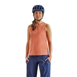 Koszulka rowerowa damska Maloja ZuckerhütlM. Brązowe bluzki sportowe damskie Maloja, xs, z materiału, bez kołnierzyka, bez ramiączek. Za 137.00 zł.