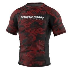 Koszulka Męska na siłownię rashguard MMA EXTREME HOBBY HAVOC. Czarne bielizna termoaktywna męska EXTREME HOBBY, m, bez wzorów, z bawełny. Za 199.00 zł.