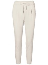 Vero Moda Spodnie "Eva" w kolorze kremowym rozmiar: XXL/L30. Brązowe spodnie materiałowe damskie Vero Moda, bez wzorów, z materiału, klasyczne, z podwyższonym stanem. Za 70.24 zł.